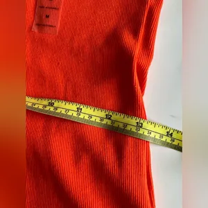 [Free Assembly] Women's Round Neck Short Sleeve T Shirts Orange Size M thumbnail 10
