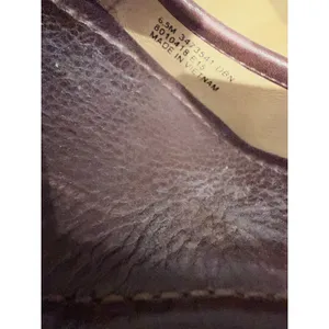 Frye Regina‎ Leather Stacked Heel Pump in Brown Size 6.5 Whipstitch P thumbnail 12