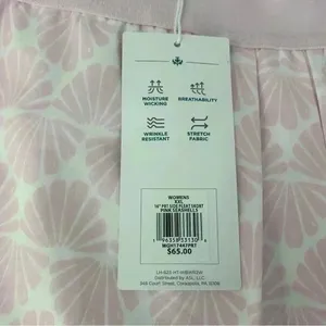 Lady Hagen Women’s XXL Skort Pink Seashell Print Golf Tennis Side Pleat NWT thumbnail 2