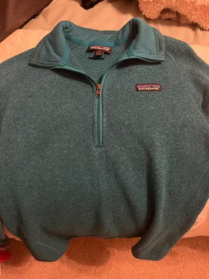 Patagonia Teal Better Sweater Quarter-Zip thumbnail 1