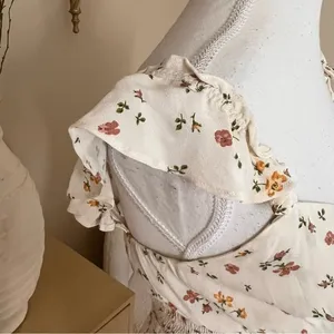 REFORMATION Emmaline Yellow Floral Print Smocked Mini‎ Dress 0 thumbnail 3