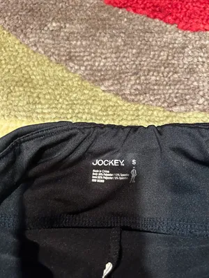 Jockey Black Mini Tennis Skort Built in Shorts Zipper Pocket Women’s Size Small thumbnail 4