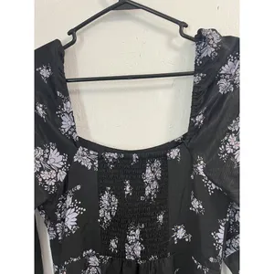 Anthropologie Maeve Floral‎ Dress Colorfull Women's Size 4P Classic Peasant Boho thumbnail 4