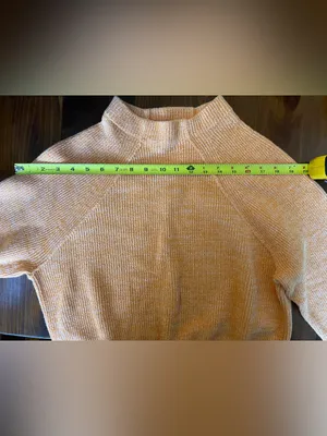 Free People Marled Peach Crewneck Sweater thumbnail 7
