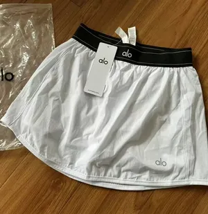 ALO YOGA White Sporty Mini Skirt, Size M thumbnail 1