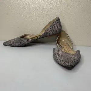 Sam Edelman Rodney D'Orsay Flats Glen Plaid Pattern Sz 9 Pointed Toe thumbnail 2