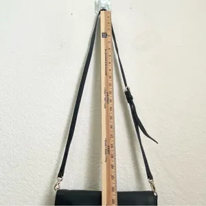 KATE SPADE Black Leather Hampton Road Juliana Turnlock Crossbody Bag thumbnail 8