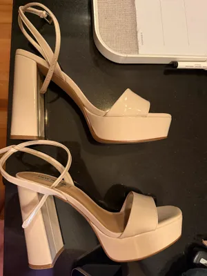 Steve Madden Nude Heels Strappy thumbnail 4