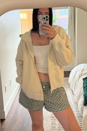 Baby Yellow Aritzia “Super World” Hoody ( vintage ) thumbnail 1