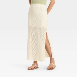 Universal Thread‎ Cream Maxi Sweater Skirt thumbnail 4