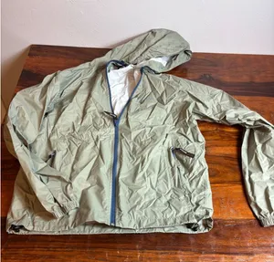 Boulder Lightweight Hooded Windbreaker Jacket Women's Large Green Zip Up‎ thumbnail 1