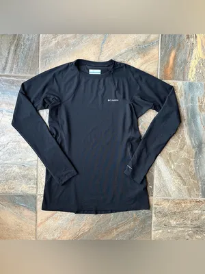 Columbia Omni-Wick Black Long Sleeve Base Layer Shirt Crew Neck Women’s Medium M thumbnail 9