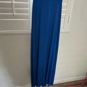 Rachel Pally Maternity Esther Dress Delta Blue M Maxi Modal thumbnail 4