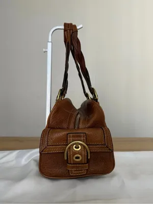 COACH Vintage Leather Shoulder Bag with dustbag thumbnail 5