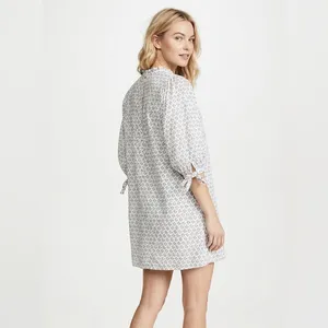 DOEN floral pullover dress size small thumbnail 2