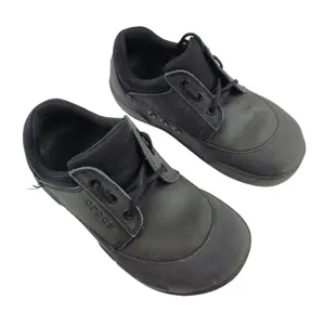 Crocs Velocity‎ Slip Resistant Shoe Womens 8 Mens 6 Black thumbnail 1