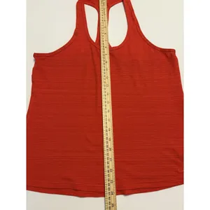 Nike Tank Top Womens Medium Orange/Red Racerback Athletic Workout Activewear thumbnail 6