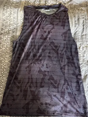ZYIA Active Camo Perforated Tenniscore Sleeveless Workout Tank Women’s Medium thumbnail 6