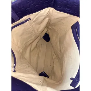 Michael Kors Signature Neoprene Large Purple Tote thumbnail 4
