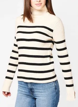 English‎ Factory Striped Turtleneck Sweater thumbnail 1