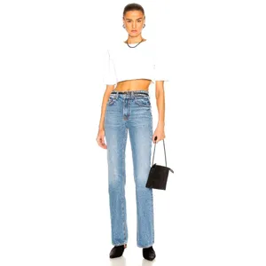 GRLFRND Melanie High Rise Boot Cut in Beverly Blvd 23 New Womens Denim pants thumbnail 15