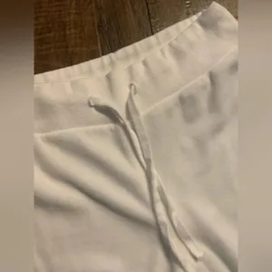 John Galt white terry cloth sweatpants size small one size brandy Melville thumbnail 4