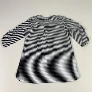 Anthonys Resort Wear Tunic Shirt‎ Womens Small Navy Stripe 3/4 Grommet Sleeve thumbnail 7