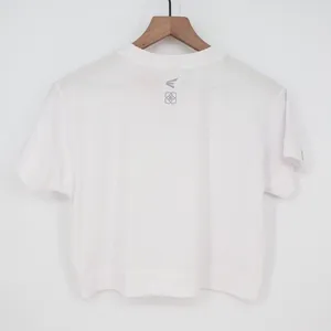 Easton JS WMS Crop Tee White Short Sleeve Boxy Athletic Top Large thumbnail 9