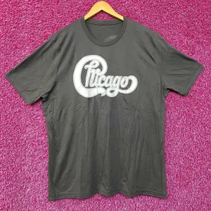 Chicago Spell-out Band Logo Soft Jazz Rock Band Tee 2X thumbnail 1
