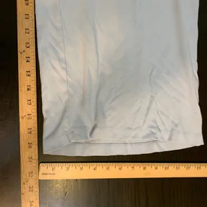 Lands End Womens XL Light Blue 100% Cotton Wide Leg Crop Drawstring Pants 545084 thumbnail 9