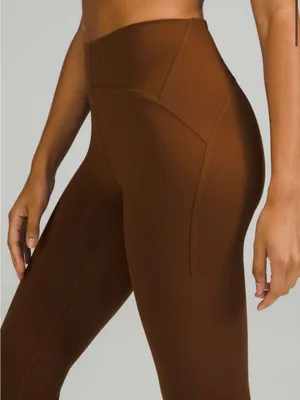 Lululemon InStill High-Rise Tight 25" Roasted Brown Size 4 Gently Used thumbnail 4