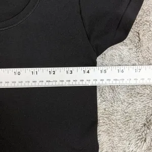 White House Black Market Seamless Tee Women's Medium Black thumbnail 3