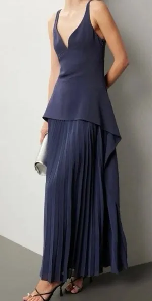 Simkhai Sequoia Sleeveless V Neck Midi Dress Size 8 thumbnail 1
