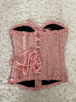 Dusty Pink Corset Top Size XS thumbnail 2