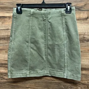 Free people green mini skirt 6‎ thumbnail 1