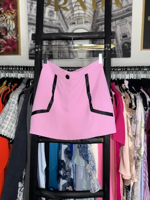 AE AmyEnjoyLife Pink Contrast Trim Mini Skort Women’s Small New NWT thumbnail 2