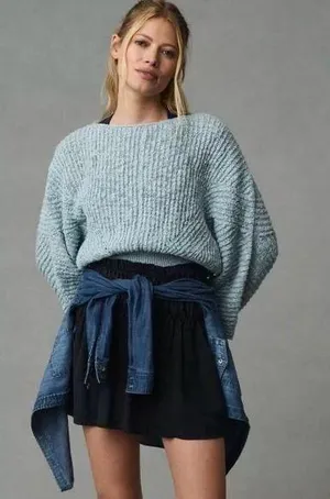 Anthropologie Blue Sweater thumbnail 3