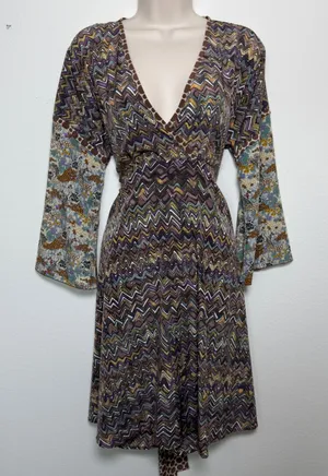 Anthropologie Uncle Frank Women Bohemian Dress Small Flare 70s Hippie Goblincore thumbnail 1