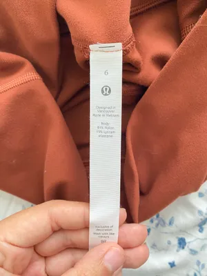 lululemon dark terracotta align short thumbnail 4