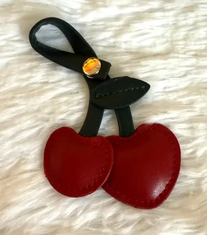 Cherry Heart Bag Charm Bag Jewelry thumbnail 1