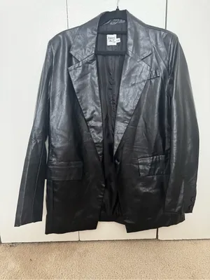 Princess Polly Faux Leather Blazer thumbnail 2