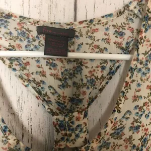 Fire Los Angles Womens Boho Style Top Sz L thumbnail 4