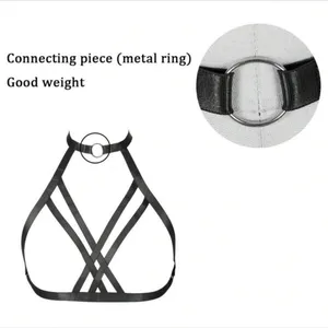Black Soft Harness Bra New thumbnail 6