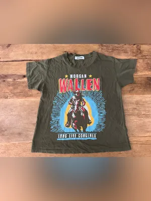 NWOT Daydreamer - Morgan Wallen Long Live The Cowgirls Short Sleeve Tee ~ Medium thumbnail 2