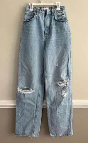 Pull & Bear Denim High Rise Jeans thumbnail 1