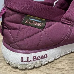 L.L. Bean‎ Quilted Ultralight Primaloft Waterproof Slip-On Shoes Berry Size 6 thumbnail 7