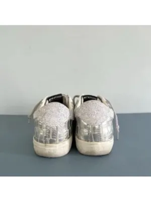 Vintage Havana Ingrid Low Top Sneakers Wild Croc Silver Metallic Fashion Size 8‎ thumbnail 6