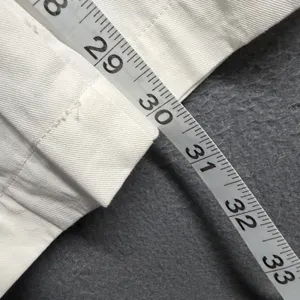 Grey Lab Cargo Pants Womens L White Wide Leg Cotton Twill Utility Pockets Casual thumbnail 8