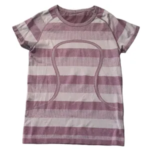 Lululemon Run Swiftly Tech Short Sleeve Heathered Plum Size 12 thumbnail 1
