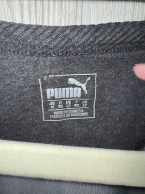 Puma Charcoal Gray Logo Pullover thumbnail 3
